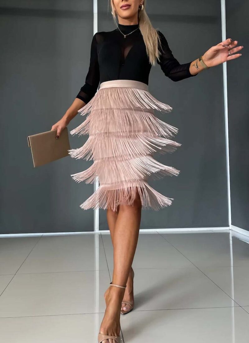 Ina Nude Skirt