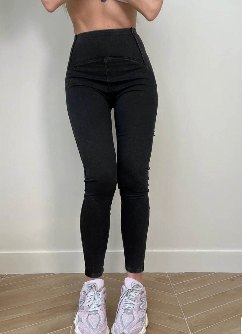 Epic Dark Grey Denim Leggings