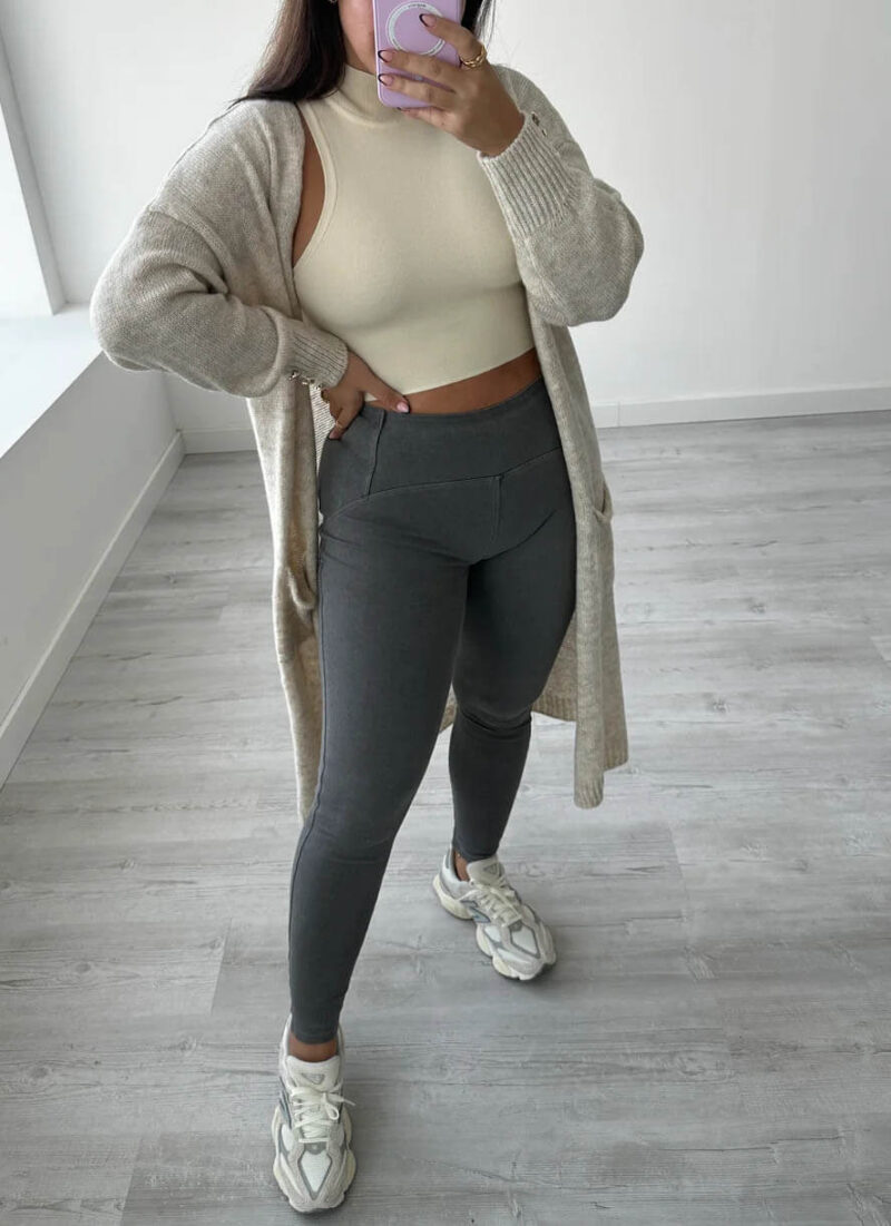 Epic Grey Denim Leggings