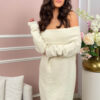 Ginger Off White Dress