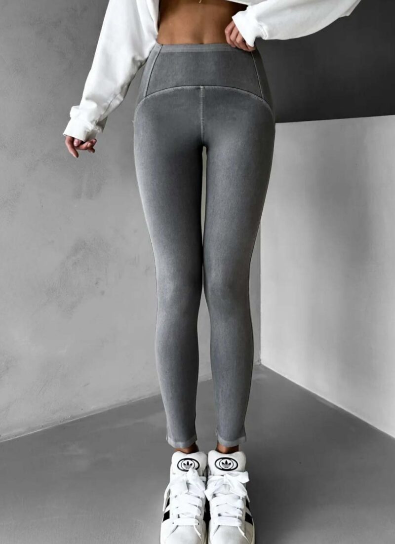 Epic Grey Denim Leggings