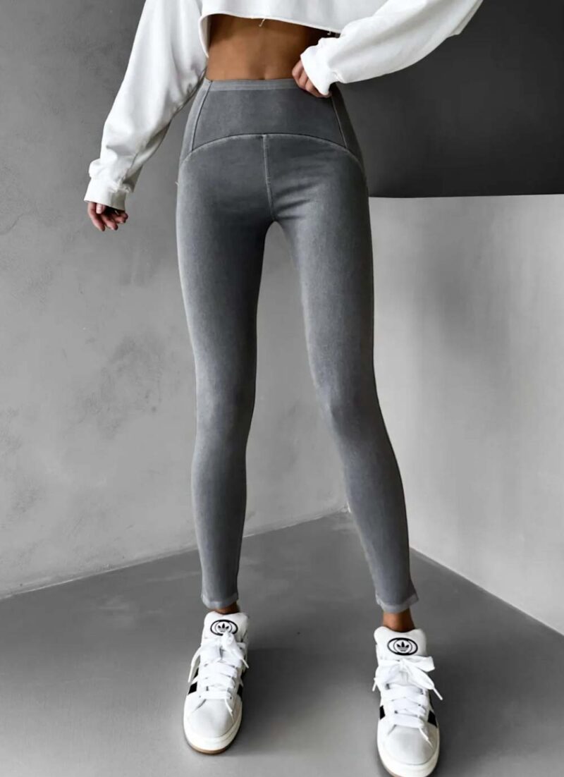 Epic Grey Denim Leggings