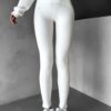 Ducel Denim Leggings Off White