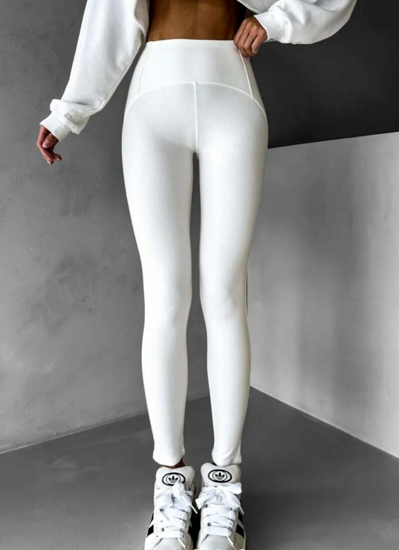 Ducel Denim Leggings Off White
