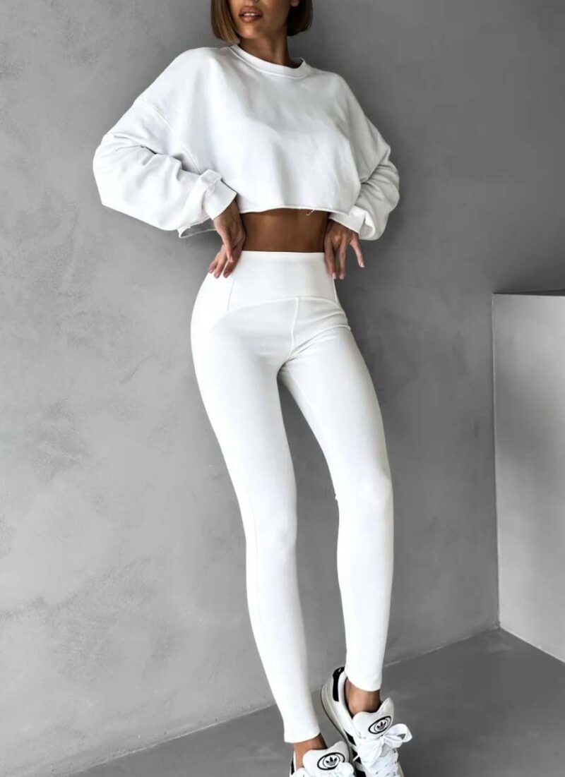 Ducel Denim Leggings Off White