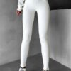 Ducel Denim Leggings Off White