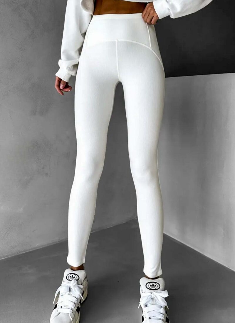 Ducel Denim Leggings Off White