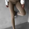 Epic Beige Denim Leggings