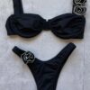 Myconos Set Μαγιό Μαύρο Μπικίνι