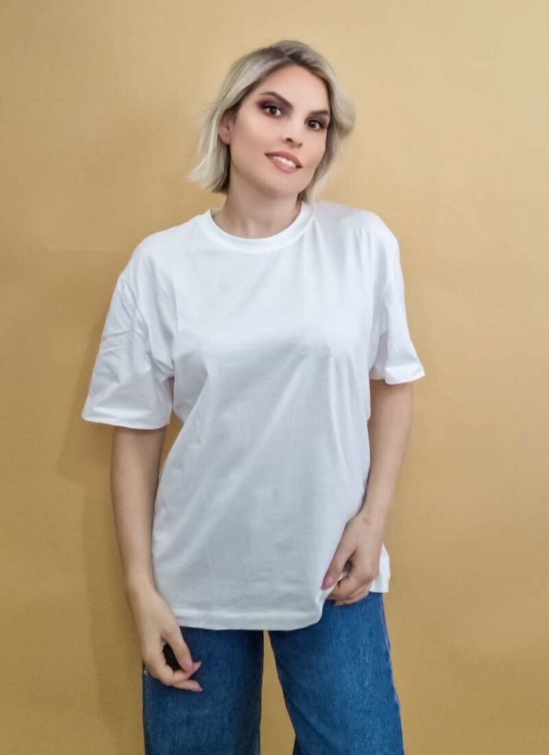 Eliza Λευκό Oversized T-shirt