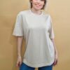 Eliza Μπεζ Oversized T-shirt