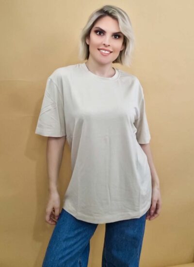 Eliza Μπεζ Oversized T-shirt