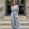 Yasmine Grey Jumpsuit