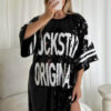 Rockstar Black T-shirt Dress