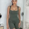 Tessa Khaki Playsuit