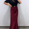 Dionisia Dark Red Skirt
