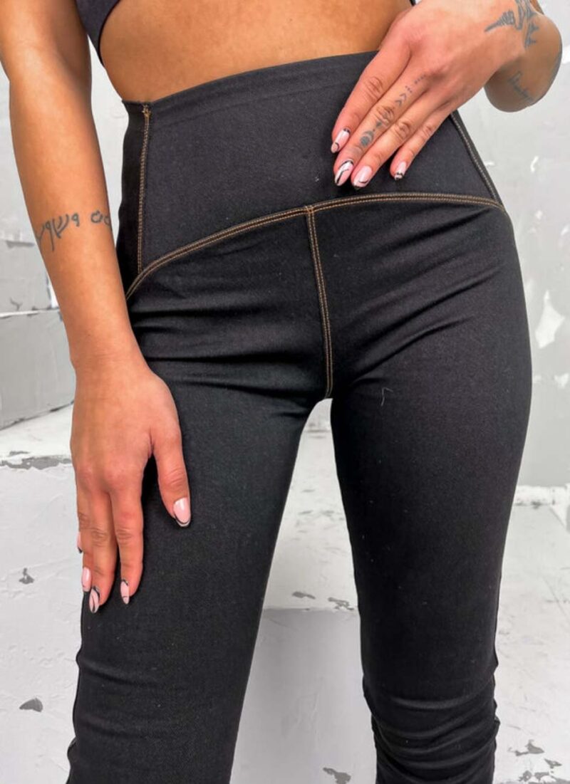 Epic Black Denim Leggings