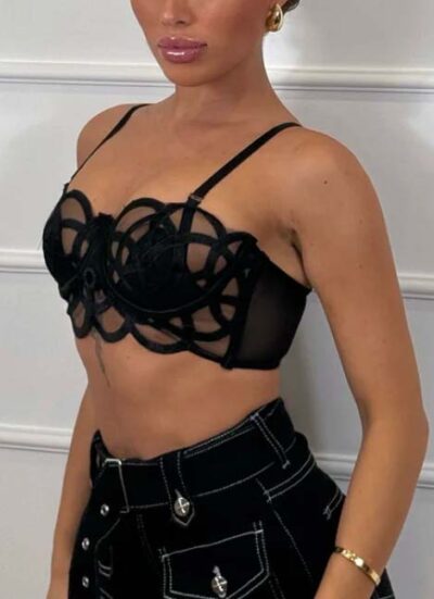 Nadi Black Bralette