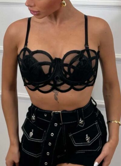 Nadi Black Bralette