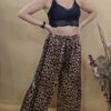 Peyton Animal Print Black Pant