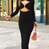 Instict Black Dress