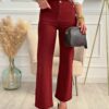 Melitina Dark Red Pants