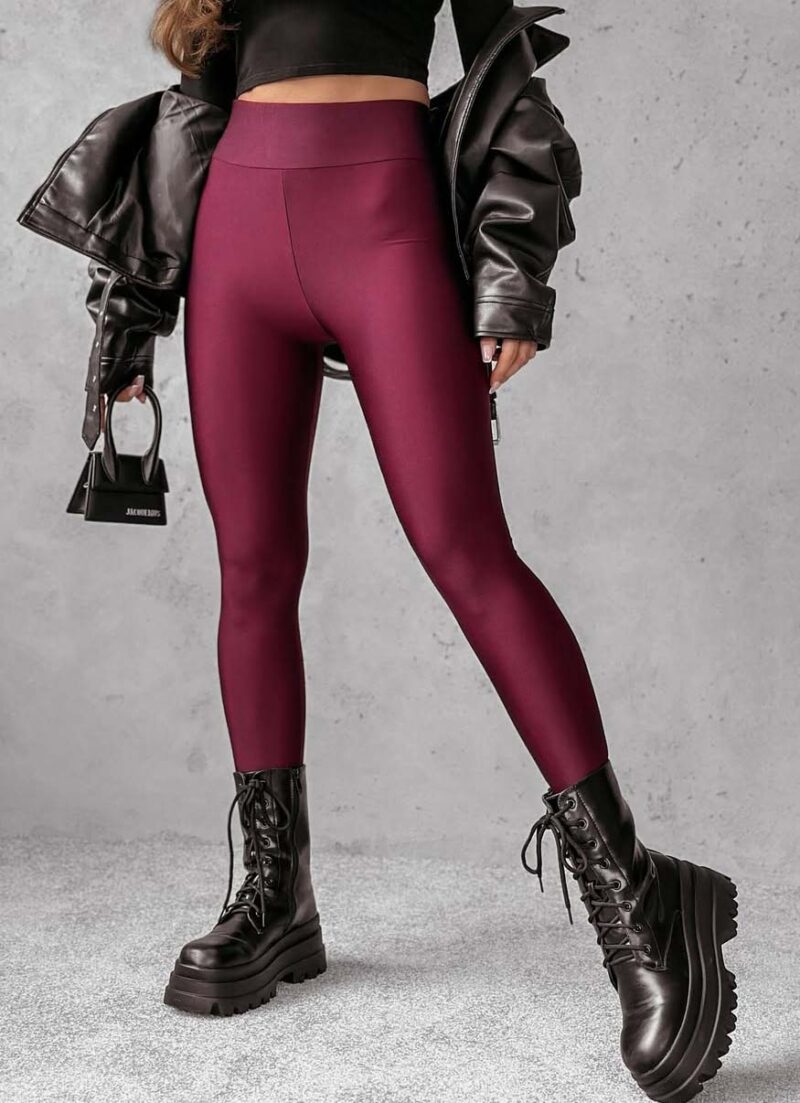 Ozzy Dark Red Leggings