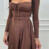 Sydela Brown Dress