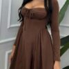 Sydela Brown Dress