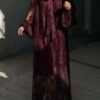 Yemina Dark Red Maxi Dress