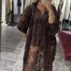 Yemina Brown Maxi Dress