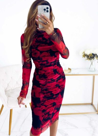 Zoi Red Dress