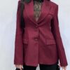 Amelia Dark Red Jacket