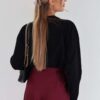 Aurelia Dark Red Midi Skirt