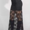 Celin Black Maxi Skirt