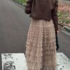 Eleanor Beige Skirt