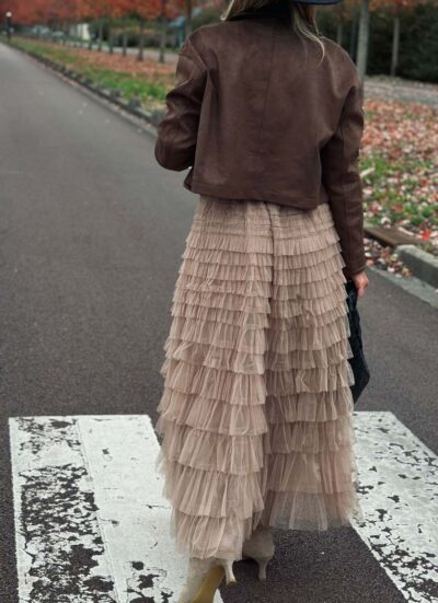 Eleanor Beige Skirt