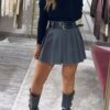 Emily Dark Grey Skirt