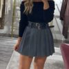 Emily Dark Grey Skirt