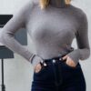 Gloria Grey Blouse