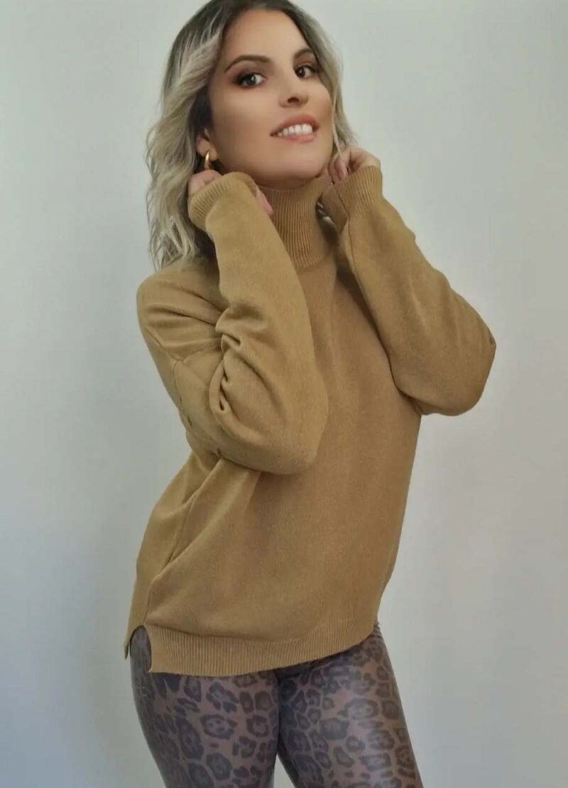 Grace Camel Blouse