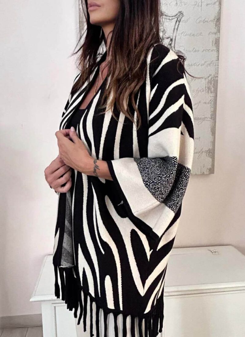 Harper Off White Zebra Jacket