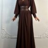 Sila Brown Maxi Dress