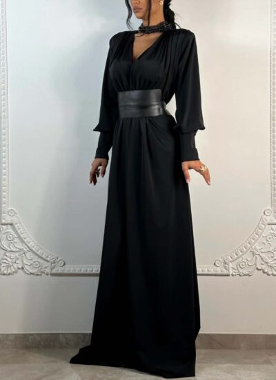 Sila Black Maxi Dress