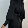 Sila Black Maxi Dress