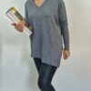 Zaida Grey Blouse