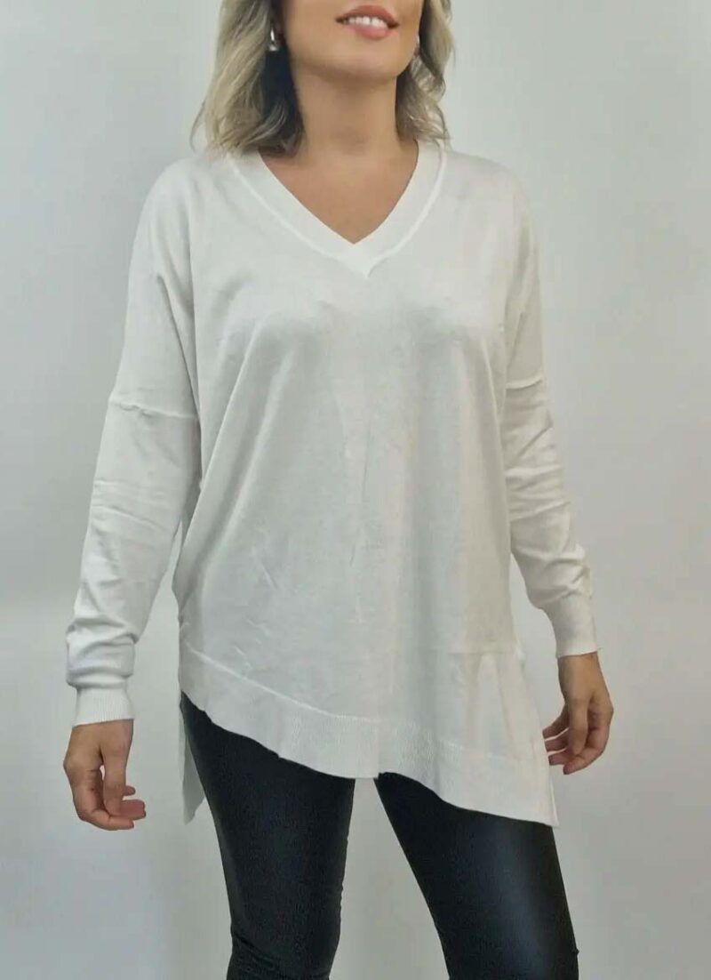 Zaida Off White Blouse
