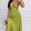 Cocktail Green Maxi Dress