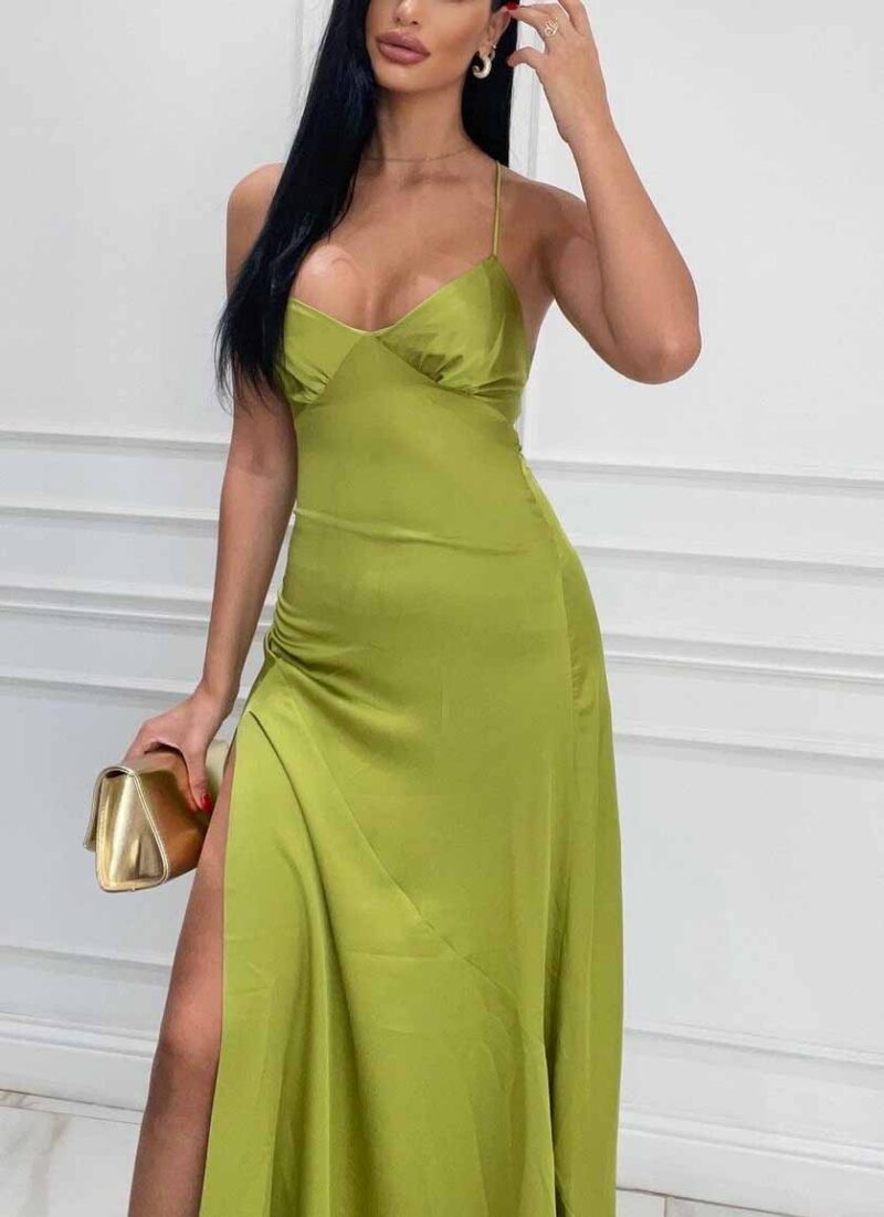 Cocktail Green Maxi Dress