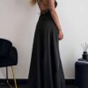 Cocktail Black Maxi Dress